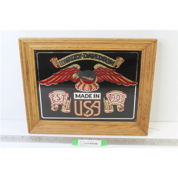 Harley Davidson Mirror (14" x 11 1/2")