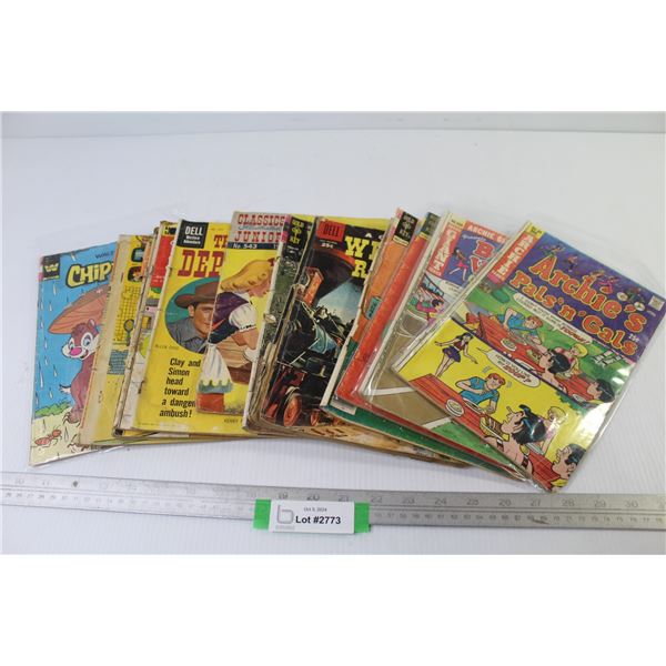 (12) Comics - Withman - Dell - Archie - Golden Key -