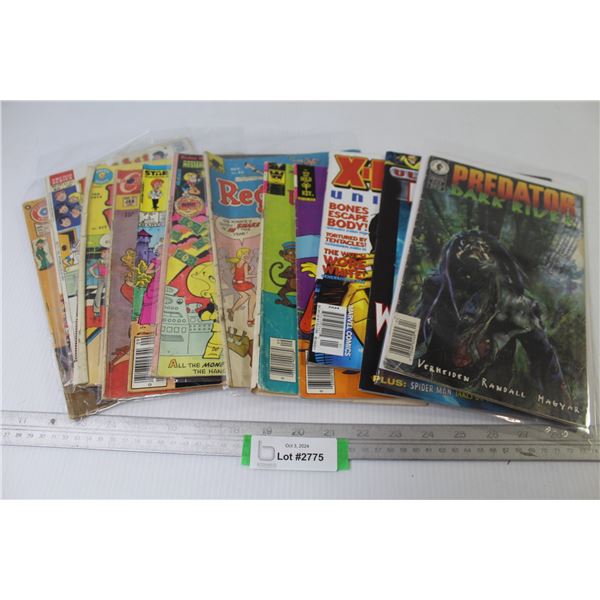 (12)Comics - Charlton - Dark Horse - Marvel - Harvey - Archie