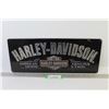 Image 1 : Harley Davidson Tin Sign (18" x 7 1/4")