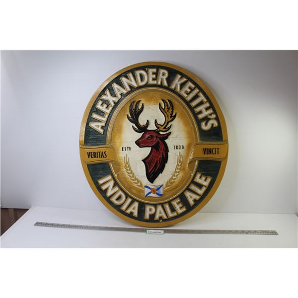 Alexander Keith's India Pale Ale Moulded Foam Sign (23 1/4' x 26 1/4")