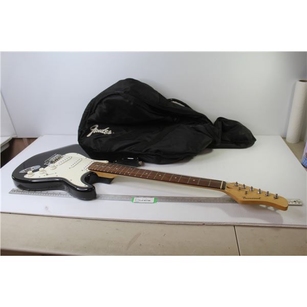 *Burswood Electric Guitar (39" long) in Cloth Fender Case