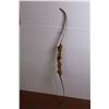 Image 1 : *Fleetwood Recurve Bow (main part of bow is splitting - 62" long - unsafe to operate)