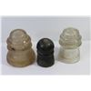 Image 4 : (4) Cast Iron Tub Legs - - (3) Glass Insulators - Vintage Iron