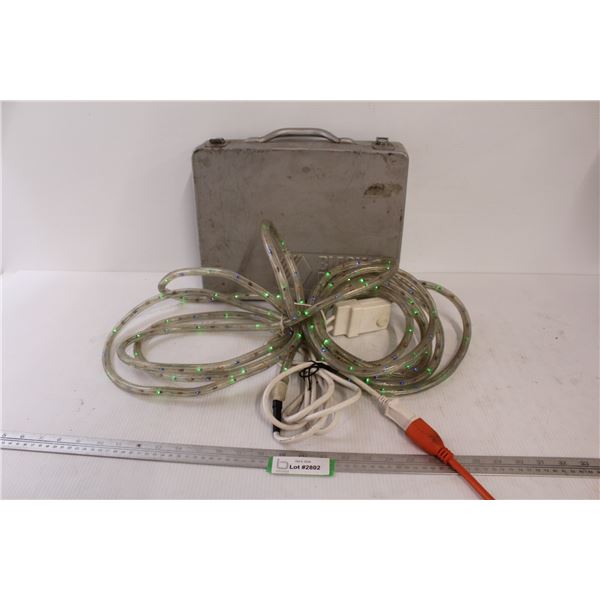 Empty Metal Black & Decker Case - String Lights (working - unknown length)