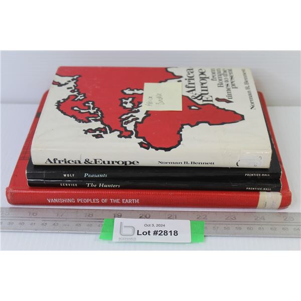 (4) Books - Vanishing People of Earth - Africa & Europe - Peasants - Hunters