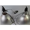 Image 2 : (2) Metal Lamps w/Clamp (both working - only one bulb)