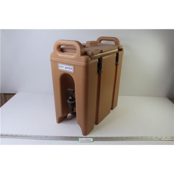 Hot Water Holder Dispenser (one hinge broken off & inside)