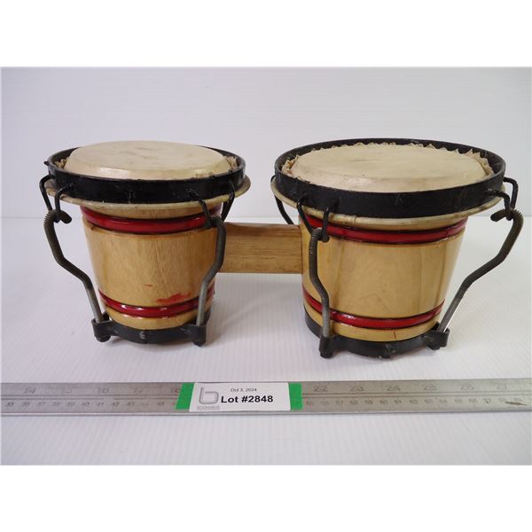 Bongo Drums-playing and working