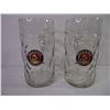 Image 2 : (2) Large One Litre Beer Mugs "Paulaner Munchen" -Paulaner Brewery, Munich Germany