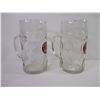 Image 3 : (2) Large One Litre Beer Mugs "Paulaner Munchen" -Paulaner Brewery, Munich Germany