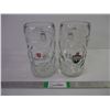 Image 1 : (2) Large One Litre Beer Mugs-"Becks" and "Rickard's" Beers