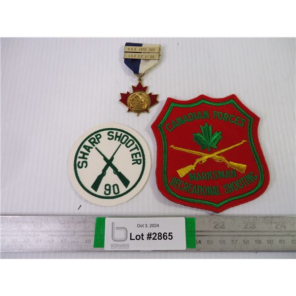 (3) Shooting Badges/Pin