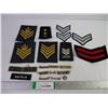 Image 1 : Assorted Lot of Shoulder Patches for RCAF and Metal Pins