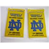 Image 4 : (12) Pkgs. of assorted Baseball and Notre Dame Cards (sealed)