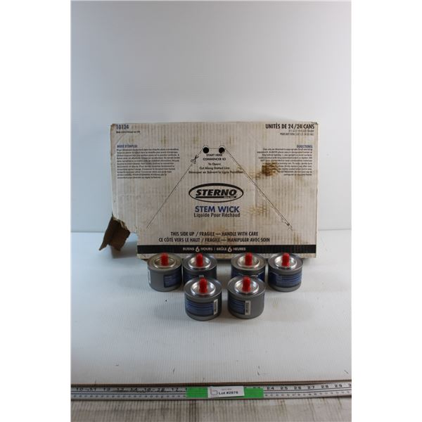 (24) Cans of Sterno Chafing Fuel