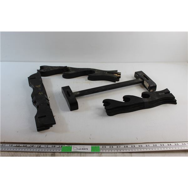 Wooden Samurai Sword Display Rack