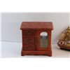 Image 3 : Wooden Jewelry Drawer and (2) Handmade Decorative Ships
