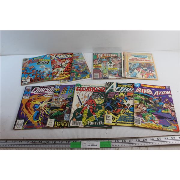 (10) Comics - Supergirl , Superman Movie and Quasar