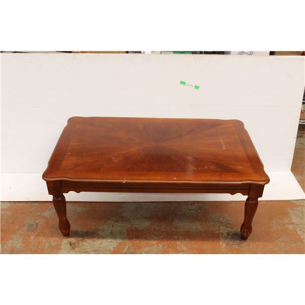 *Wooden Coffee Table 47'' x 18''
