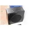 Image 7 : * Samsung Speaker System and Plastic Tote - As Is