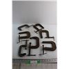 Image 1 : (7) Various Size C - Clamps