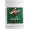 Image 1 : Western Premium Pilsner Beer Sign 24''
