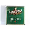 Image 2 : Western Premium Pilsner Beer Sign 24''