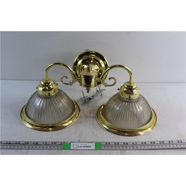 Wall Brass Light Fixture