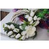 Image 3 : (3) Flowered Wreaths - Easter Wreath - Bunny Basket