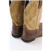 Image 3 : Justin Cowboy Work Boots - Oil Resistant - Size 9D Men's