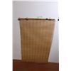 Image 1 : Natural Bamboo Window Shade - 5FT x 28" - Some Wear, as is