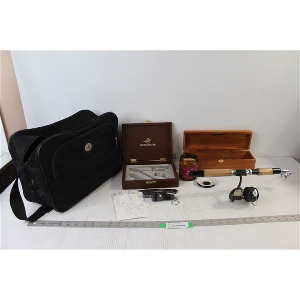 American Trunk And Case Bag, Winchester Knife Flashlight Swiss Army Knife, Treasures Of Christmas Ca