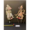 Image 1 : LOT OF 2 SHADOW PUPPETS APPROX 24"