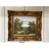 Image 2 : OIL PAINTING ON CANVAS: LANDSCAPE BY C.FREEMAN