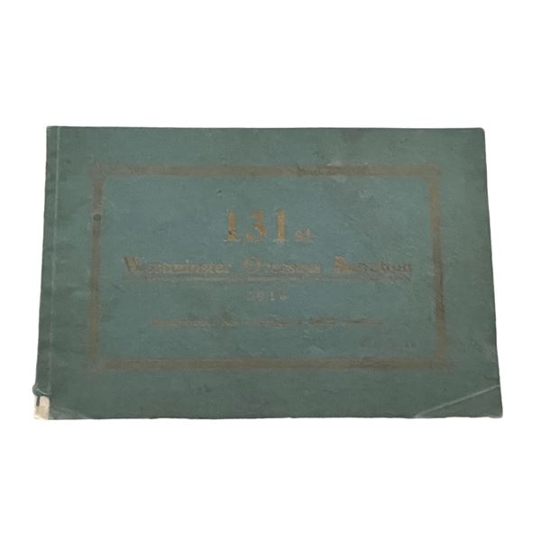WW1 131st Westminster Overseas Battalion Regimental History