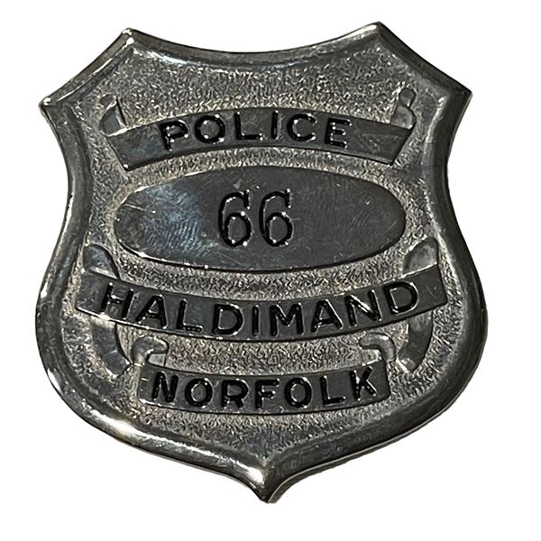 Haldimand Norfolk Police Wallet Badge
