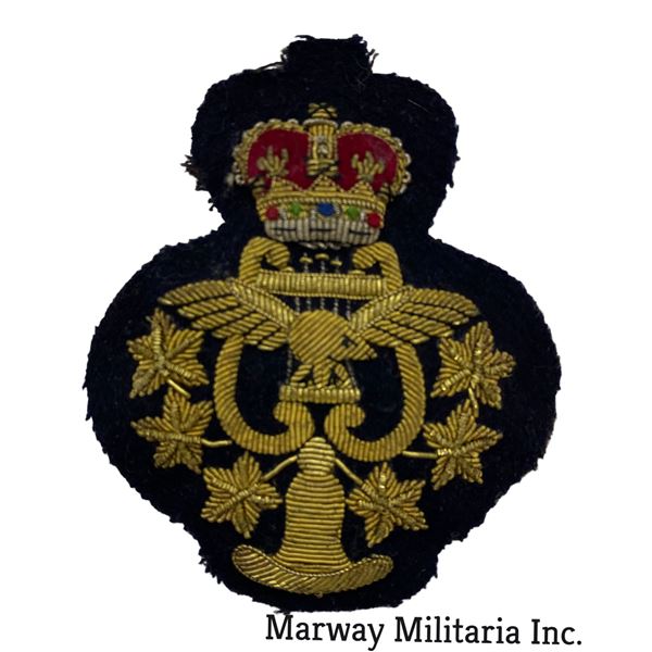 RCAF Bandsman Bullion Cap Badge