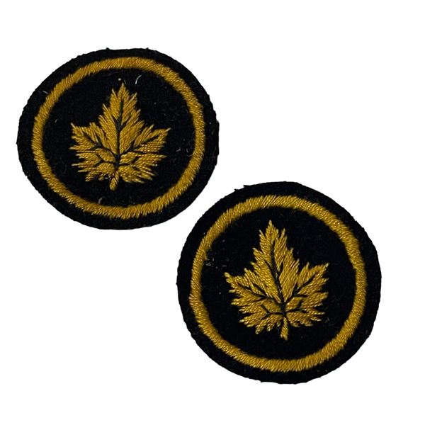 WW2 Canadian Military Headquarters Uniform Patches 