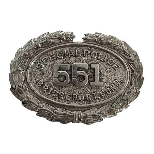 Bridgeport Connecticut Special Police Badge 