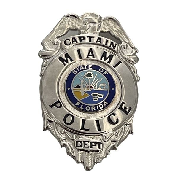 Miami Florida Police Department Badge 