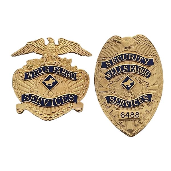 Wells Fargo Security Services Badge Lot