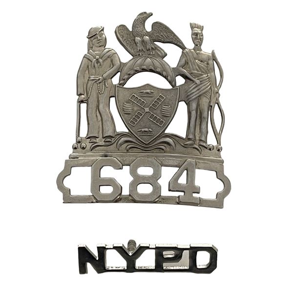 City of New York Police Badge & Shoulder Title