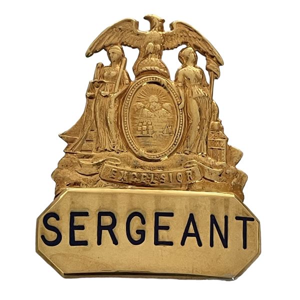  New York State Police Sergeant Badge