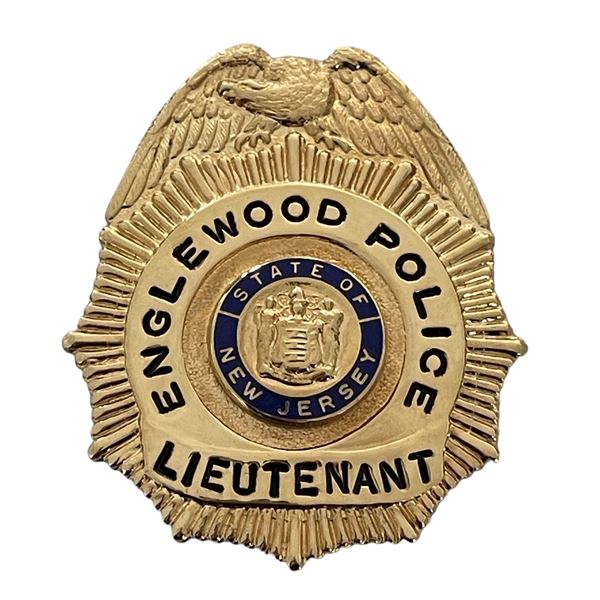 New Jersey Englewood Police Badge