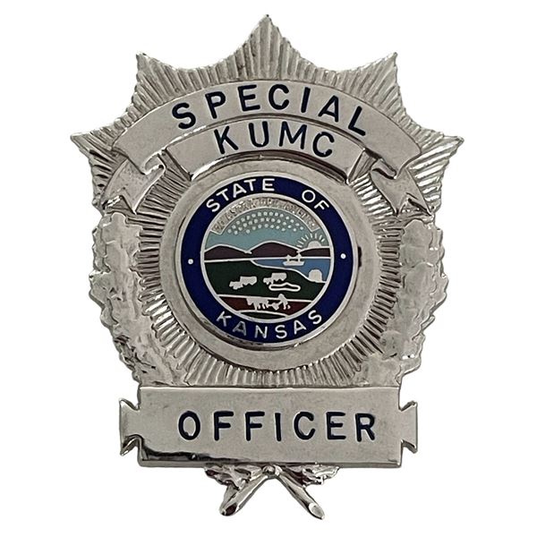 KUMC Kansas University Medical Centre Officer Badge