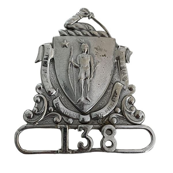 #138 Massachusetts Police Badge