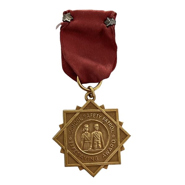 School Safety Patrol Lifesaving Award Medal