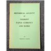 Image 1 : Harper: Historical Account of Vermont Paper Currency and Banks