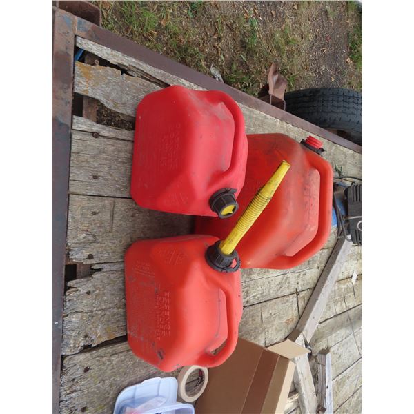 3 jerry cans